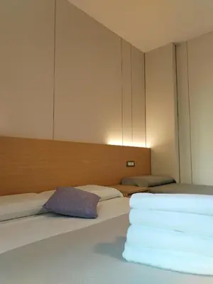 Letto o letti in una camera di Arcobaleno Mini apartment 101 Venezia-Mestre