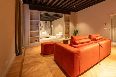 Area soggiorno di Design Apartment San Marco