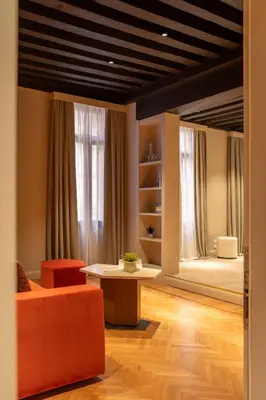 Area soggiorno di Design Apartment San Marco