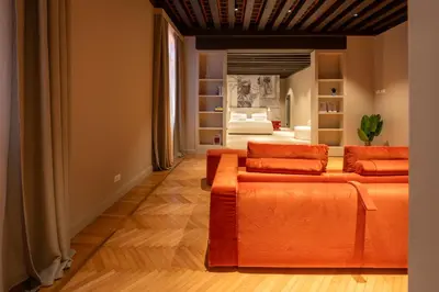Area soggiorno di Design Apartment San Marco