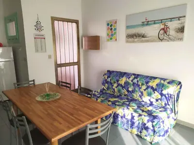 Area soggiorno di Apartments in Rosolina Mare 25001
