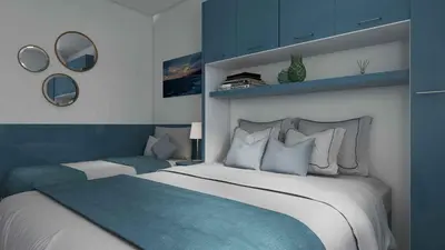Letto o letti in una camera di One-Bedroom Apartment Rosolina Mare near Sea 1
