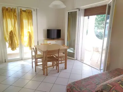 TV o dispositivi per l'intrattenimento presso Apartment in Rosolina Mare 25013