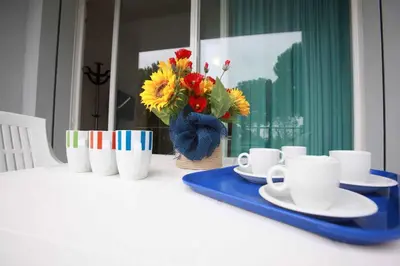 Set per la preparazione di tè e caffè presso Apartment in Rosolina Mare 15