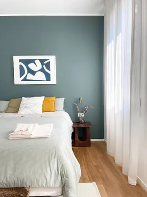 Letto o letti in una camera di Da Lydia