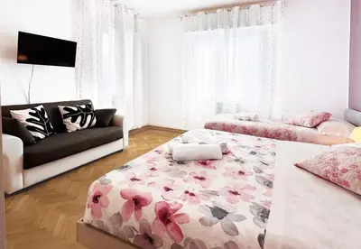 Letto o letti in una camera di GuestHost - Casa Barbara near Venice free park