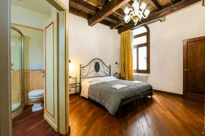 Letto o letti in una camera di Rubino's Room
