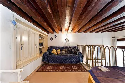 Letto o letti in una camera di Ca' Lena