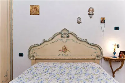 Letto o letti in una camera di Ca' Lena