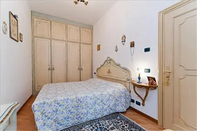 Letto o letti in una camera di Ca' Lena