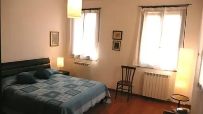 Letto o letti in una camera di Alvisiano