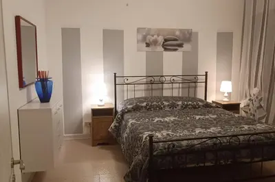 Letto o letti in una camera di Central Star House Murano