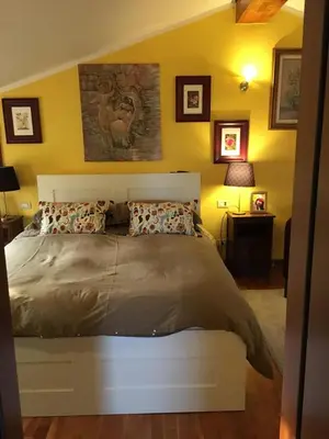 Letto o letti in una camera di B and B Serenella Country House