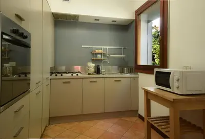 Cucina o angolo cottura di Welc-ōM Padova alle Mura