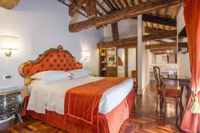 Letto o letti in una camera di Hotel Ai Cavalieri di Venezia