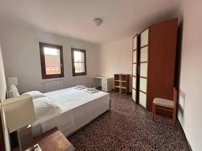 Letto o letti in una camera di Casa Murrina