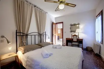 Letto o letti in una camera di Ca Guardiani