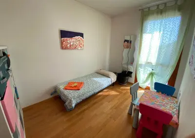 Letto o letti in una camera di Easy Access to Venice Apartment