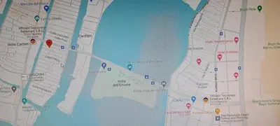 Planimetria di Tra le Calli di Chioggia ed il mare di Sottomarina
