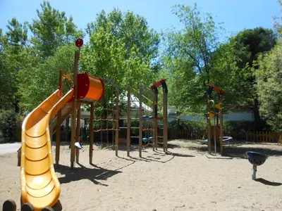 Area giochi per bambini di Albatross Mobile Homes on Camping Ca'Savio