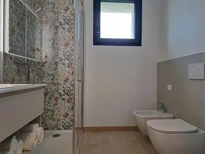Bagno di Agriturismo Riva Beata - Podere Cunial appartamenti, produzione e degustazioni vini Asolo Prosecco DOCG