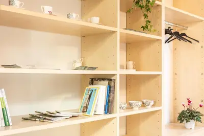 Biblioteca nell'appartamento