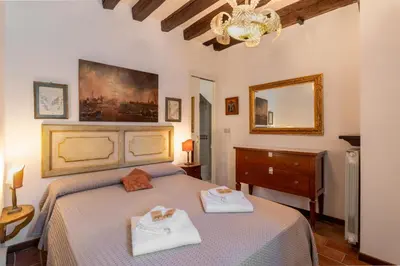 Letto o letti in una camera di Zero Stairs + Canal View