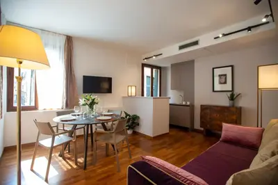 TV o dispositivi per l'intrattenimento presso Appartamento Veneziano