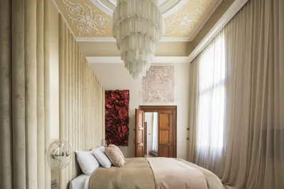 Letto o letti in una camera di Noble Floor Art Apartment R&R