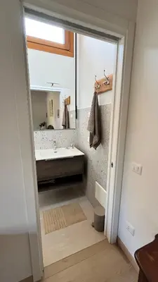 Letto o letti in una camera di Acero Rosso