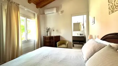 Letto o letti in una camera di Acero Rosso