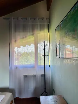 Letto o letti in una camera di BikeBnB