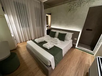 Letto o letti in una camera di B&B Villa Margherita - Luxury Rooms in Padua