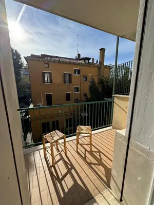 Balcone o terrazza di Comodo appartamento al centro del Lido di Venezia