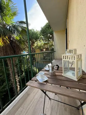 Balcone o terrazza di Comodo appartamento al centro del Lido di Venezia
