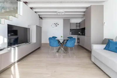 Area soggiorno di Apartment-Boutique Stella