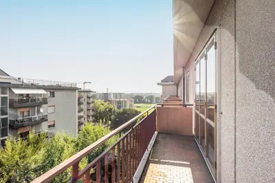 Balcone o terrazza di GuestHost - Ida Apartment near the Station!