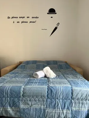 Letto o letti in una camera di At Home Mestre Via Nigra Venezia 3 bedrooms & parking free