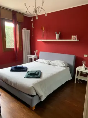 Letto o letti in una camera di Casa Padova ERicc