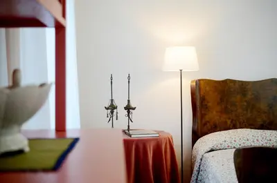 Letto o letti in una camera di Casa di Mafalda