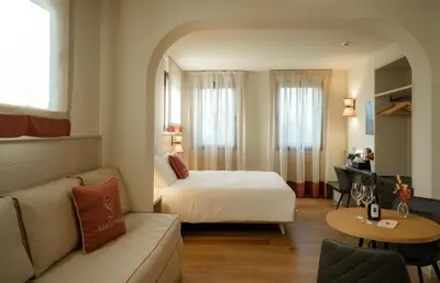 Letto o letti in una camera di Sorapiana