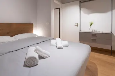 Letto o letti in una camera di Cavalletto Suite
