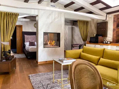 Area soggiorno di MURANO Suites - Venezia