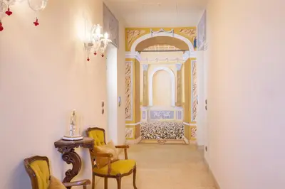 Letto o letti in una camera di Antico Portego