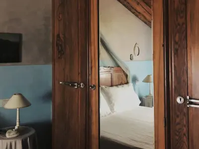 Letto o letti in una camera di La Vigna B&B