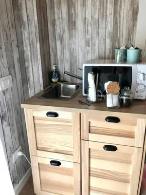 Cucina o angolo cottura di Mini Alloggi Il Vigneto del Borgo