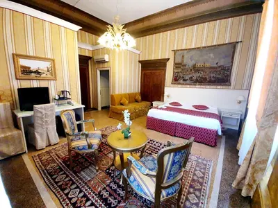 Area soggiorno di Hotel Corte dei Greci