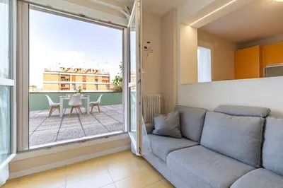 Area soggiorno di Venice Urban Apartment