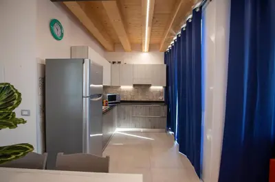 Cucina o angolo cottura di Elsa Attico vista mare