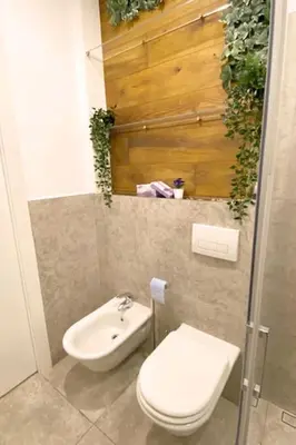Bagno di ancient open space nel centro storico Padovano